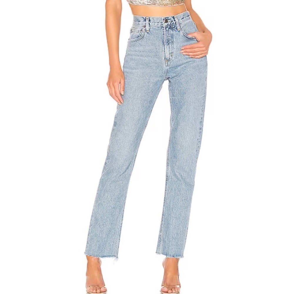 AGOLDE Cherie High rise straight jeans size 28